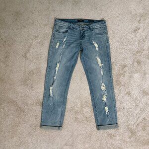 STS Blue Joey Relaxed Boyfriend Cropped Jeans – Light Wash – Size 9